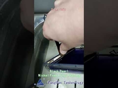 Warna Mutiara Hitam Bebas Nikel dari Proses Pelapisan Paduan Sn-Co-Ni; garamC
